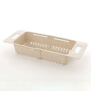 1X(Plastic Retractable Vegetable Fruit Washing Drain Basket Over Sink Drain