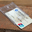 Hard Plastic Case For ID Credit Card Case Badge Holder Double Side Card Co JNE
