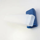 16 Inch Plastic Knitting Needle Crochet Hook Holder Storage Tube Case Blue