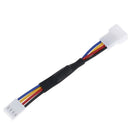 2*4Pin Fan noise reduction deceleration line resistor cable for PC cooling fanOZ