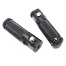 Black 8Mm Cnc Universal Motorcycle Bike Folding Foot Pegs Rear Rest Racing