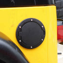 Fuel Door Gas Tank Cover Fuel Tank Cap for 1997-2006 Jeep Wrangler TJ 2/4 D