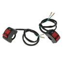 Universal 12V 7/8 "22mm Motorcycle Handlebar Headlight Switch Turn Signal