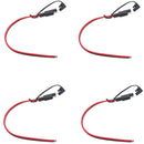 4 x SAE Adapter 14AWG Cable Conector for RV Panel Solar 1ft/30cm DIY SAE Cable