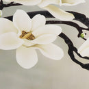 Modern Oil Painting Art Painting White Flower on Canvas Wall Art 30x30cm