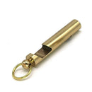 Brass Metal Emergency Whistles Outdoor Survival Whistle for Kids Adults EDC J6B4