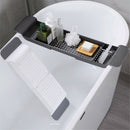 Bathtub Storage Rack Bath Tray Shelf Shower Tub Bathroom Tools Makeup Towel R1X4