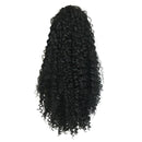 Black Long Curly Hair African Small Fluffy Hair Wig Human Hair Wigs Women R J1O1