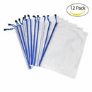 A4 Plastic File Document Folders Bags with Zipper W5Z3