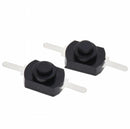 10Pcs 1A 30V DC 250V Black Latching On Off Mini Torch Push Button Switch B Ew