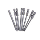 8  75mm Magnetic Long Hex For Cross Head Screwdriver Bits Electric ScrewdriverOZ