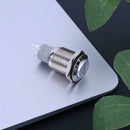 16mm 12V Red LED Momentary Push Button Metal Switch Car Boat Speakers Horn