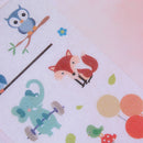 6 Sheets cute animals paper PVC stickers DIY book diary scrapbooking sticker3CVV