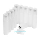 10pcs 5ml Plastic Empty Roll On Bottles Roller Ball Essential Oil Perfume w/ Cap