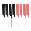 8x ABS Fine Weaving Highlighting Foiling Hair Combs Dyeing Comb Brush Tool