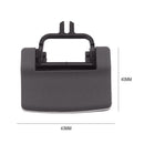 Front A/C Air Vent Outlet Tab Clip Repair Kit for Mercedes Benz W164 (Grey)