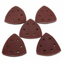50pcs 90mm Delta Sanding Sheets 40-180g GRIT/Grinder Paper Pad J8B7