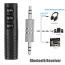 Bluetooth 5.2 Receiver Audio Clip 3.5mm Car Wireless Speaker Headphone Adapter