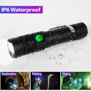 50000LM Super Bright T6 LED Flashlight Rechargeable Zoom Torch 18650 3-Modes