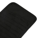 Black 12PCS Disks Car Visor CD DVD Disk Card Case Holder Clipper Bag Hold