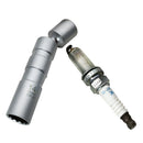 Chrome 14mm 3/8inch Drive Magnetic 12 Angle Spark Plug Wobble Socket for BMW