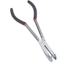 3X 11 inch EXTRA LONG NOSE PLIERS SET STRAIGHT & BENT TIP MECHANIC GRIP HAN M2S9