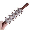1Pcs Wood Massage Stick Roller Massager Tool Reflexology Hand Foot Therapy