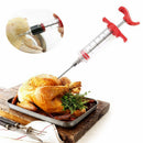 Professional Smoker BBQ Master Meat Marinade Flavor Injector Syringe Needle