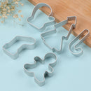 5x christmas cookie cutter biscuit mould aluminum sugarcraft cutter bakingJ.