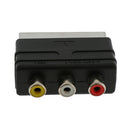 20 Pin RGB Scart Plug Male to 3 RCA Female Audio Video Adaptor Converter for WII