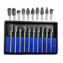 10pcs Tungsten Steel Grinding Head Milling Cutter Rotary Bit Carbide Sharp Burrs