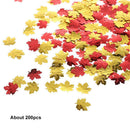 200pcs Aluminum Foil Maple Leaf Shaped Confetti Romantic Wedding Supplies