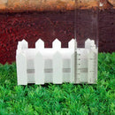 Decorative Vase 16cm Wooden Fence With Foam For Artificial Flower Vase Home Z8U9
