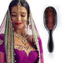 Beauty Massage Oval Comb Anti-static Boar Bristle Salon Hair Brush Combs