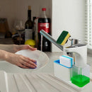 Premium 15 Oz Kitchen Soap Dispenser With Sponge Holder Automatic And Touch