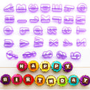 40Pcs DIY Alphabet Number Letter Fondant Cake Cookie Cutter Pan Mold Biscuit Hot