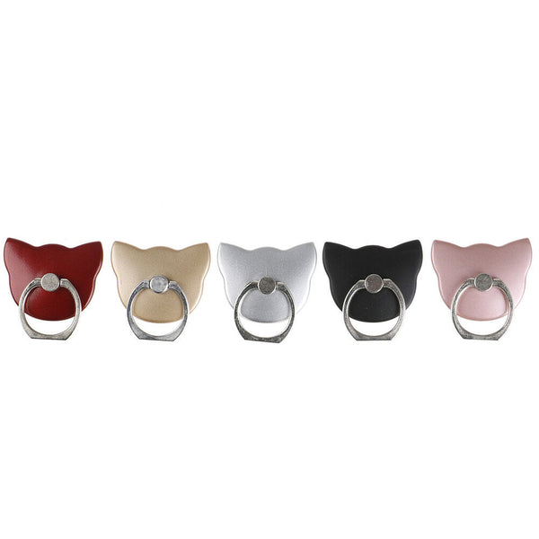 360 Degree Adjustable Finger Ring cat head shape Phone Stand Holder Phone Hol ME