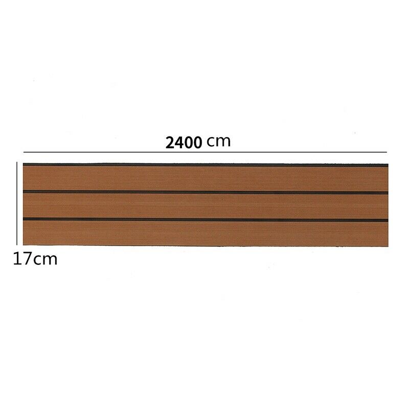 1 Roll 2400X17Cm Eva Foam Teak Deck Sheet Self Adhesive Boat Yacht Syntheti