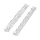 2pcs Lace Decorations Cutting Dies Stencils Scrapbook Embossing DIY Cards
