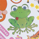 jungle animals wall stickers for kids rooms decor poster wall decals removableJR
