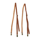 Adjustable  Leather Women Men Pants Trousers Suspenders Shirt Braces