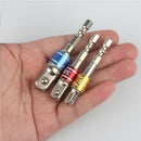 Socket Adapter Hex Shank To 1/4 1/2 3/8" Impact Drill Driver Bit quick change Ym