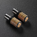 1 Pair DC 12V 10W 1156 SMD3014 144 LED Canbus Car Auto Turn Signal Light Bulbs