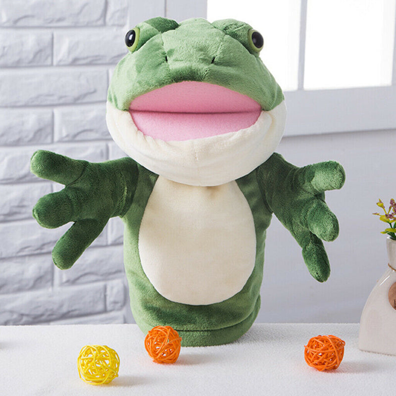 Colorful Animal Hand Puppet Baby Toddlers Cartoon Frog Glove Toys Party Favors