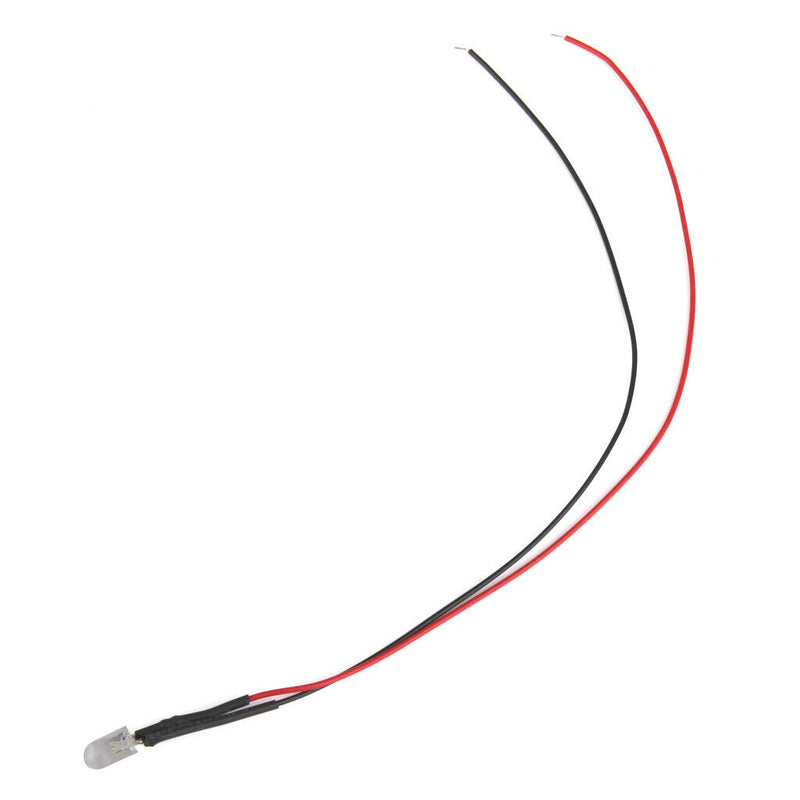 20 x Red LED Light Lamp Bulb 5mm Dash Indicator Universal for Car Boat RV