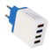 Universal 4 Ports USB Travel Charger EU-Plug Adapter Phone Fast Charging Charger