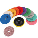 11Pcs Diamond Polishing Pads 4 Inch Grinder Disc for Granite Marble Concret