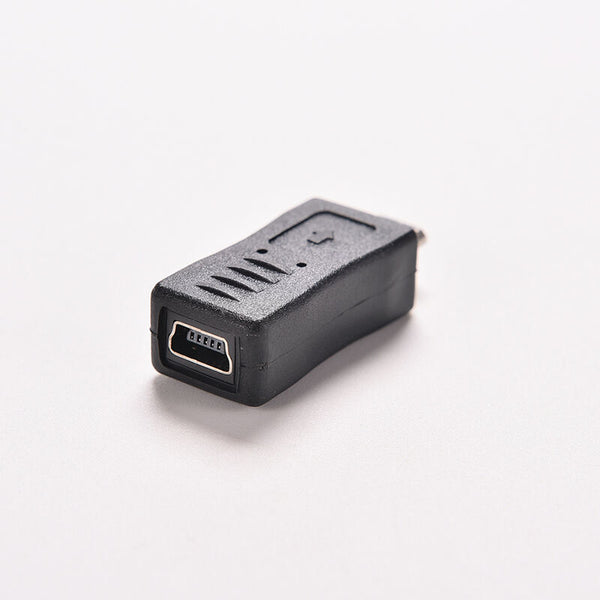 2 Mini USB Female to Micro USB Male Adapter Data Charger Converter Connection JR