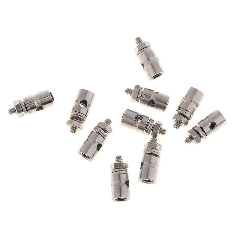 10pcs Adjustable Pushrod Connector Linkage Stoppers 1.8mm for RC Plane Accs