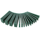 15-Piece Dark Green Jewelry Pattern Making Carving Melting Hard Wax Block